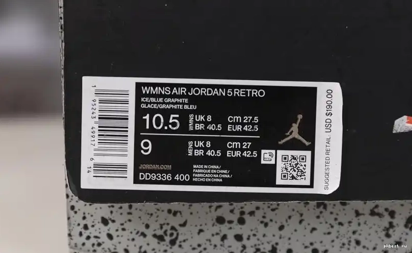 Jordan materials to retail PK BlueBird ready ship GOD Air 5 0529